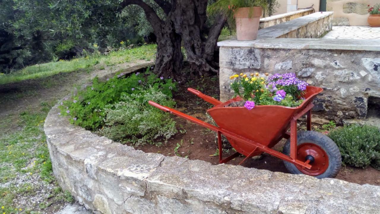 Villa Tzitzifes Stone Mansion Exterior foto